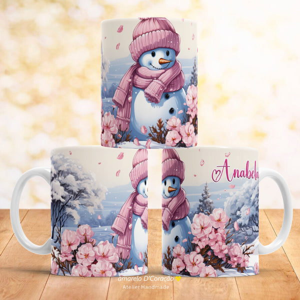 Caneca Boneco de Neve